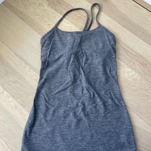 Lululemon Y tank top. Built in bra. Size 2